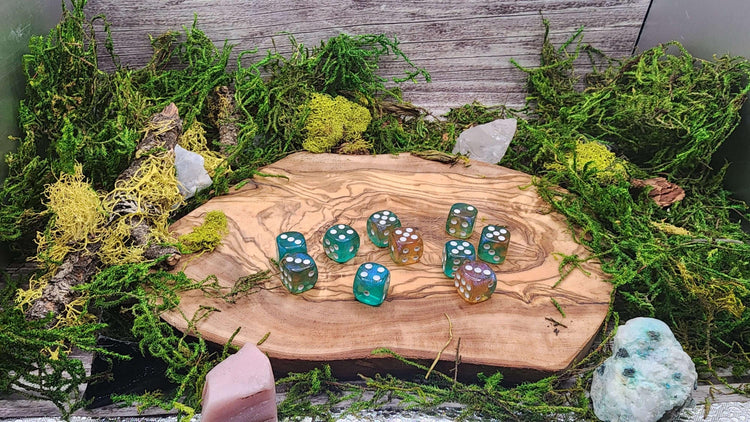 Loot Goblin's Wargame Dice Set | 12mm D6 Pip Dice | RPG Dice  Includes Burlap Bag | Free Loot!