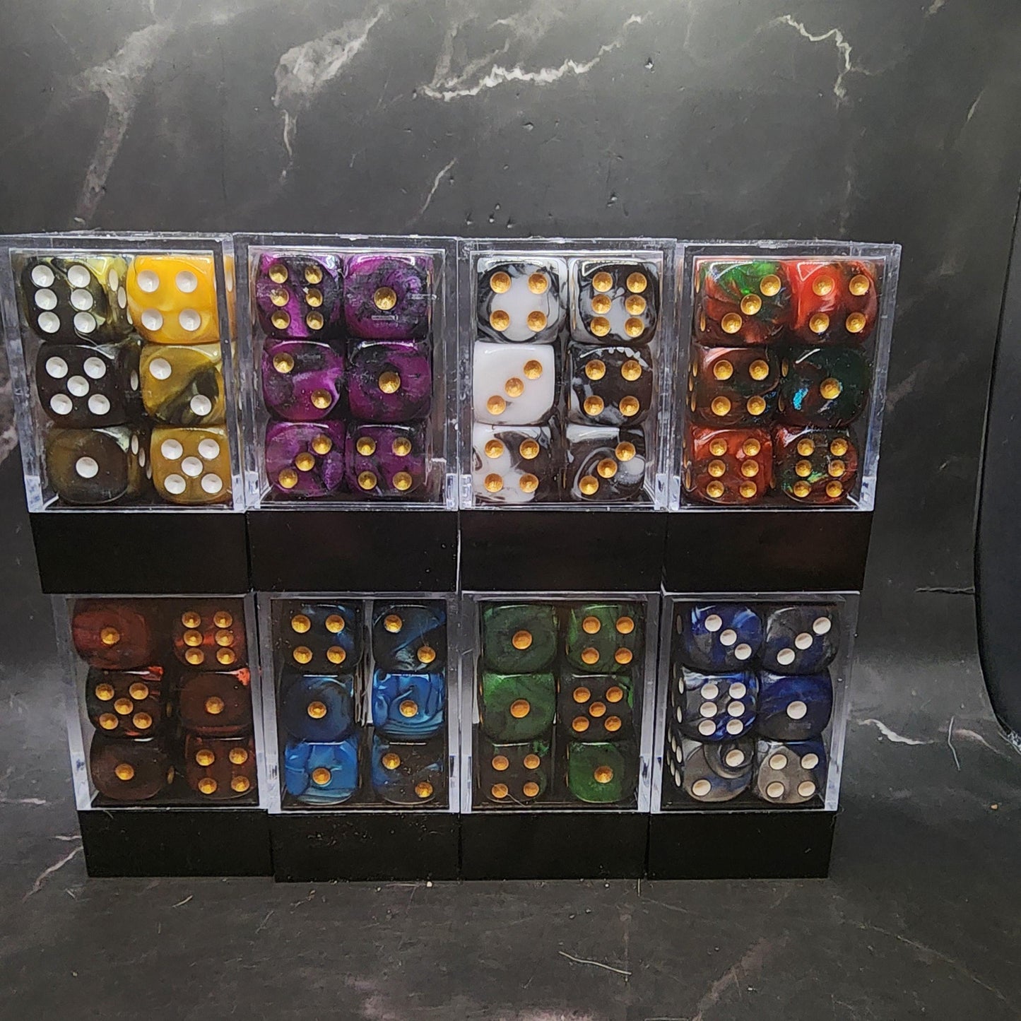 Dice of the 20 Faiths - Colorful 16mm Dice for Wargames, DnD, RPGs