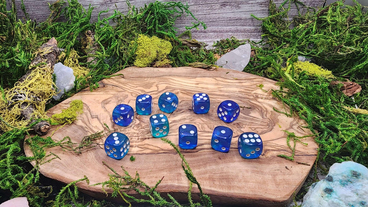 Loot Goblin's Wargame Dice Set | 12mm D6 Pip Dice | RPG Dice  Includes Burlap Bag | Free Loot!