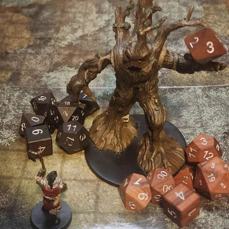 Dryads Revenge Wooden DnD RPG Dice Set