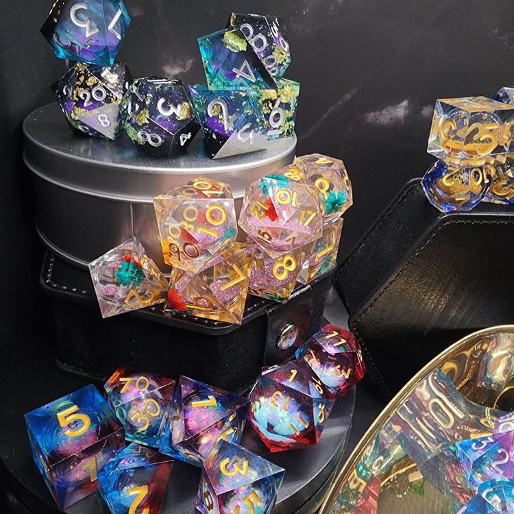 Loot Goblin’s Rift Relics | Liquid Core RPG & DnD Dice Set