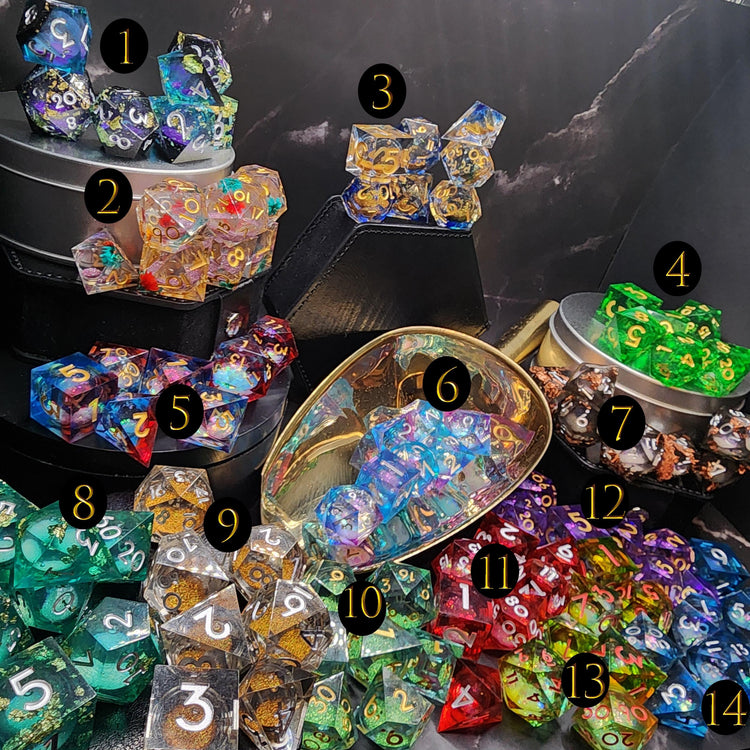 Loot Goblin’s Rift Relics | Liquid Core RPG & DnD Dice Set