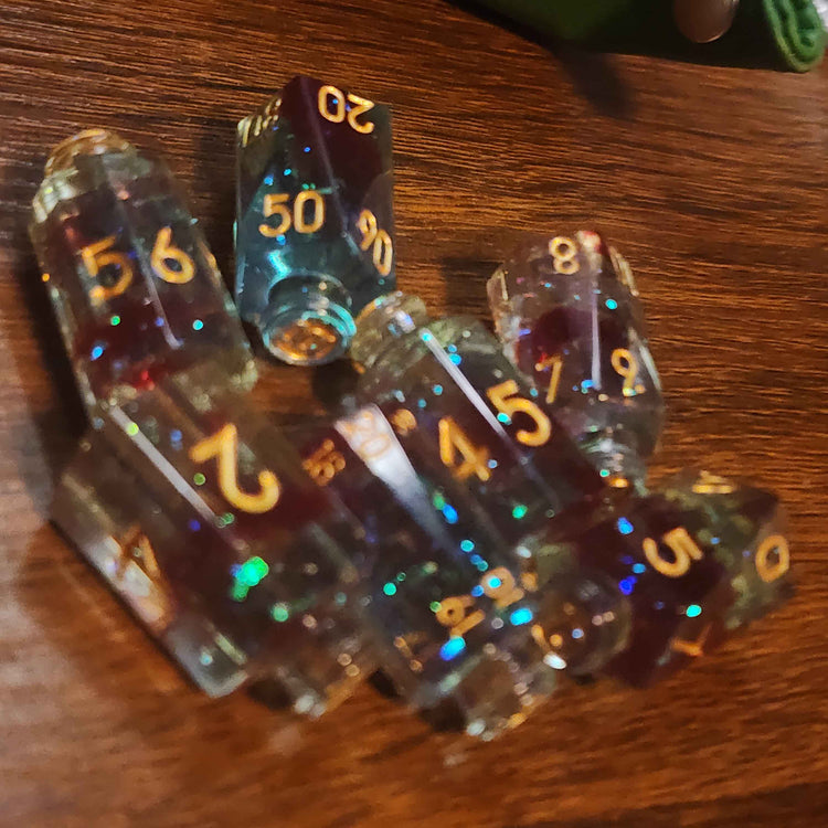 Dream Elixirs - Resin Bottle DnD Dice!