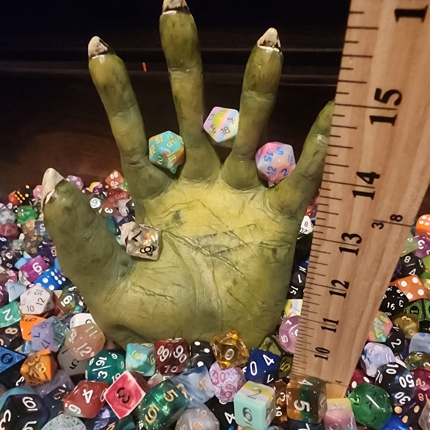 Chaos Goblin Dice Scoop with Bag | TTRPG Mystery Gift Bag | 500+ Curated Styles for DnD | Free Shipping 35 | Metal | Resin | Gemstone
