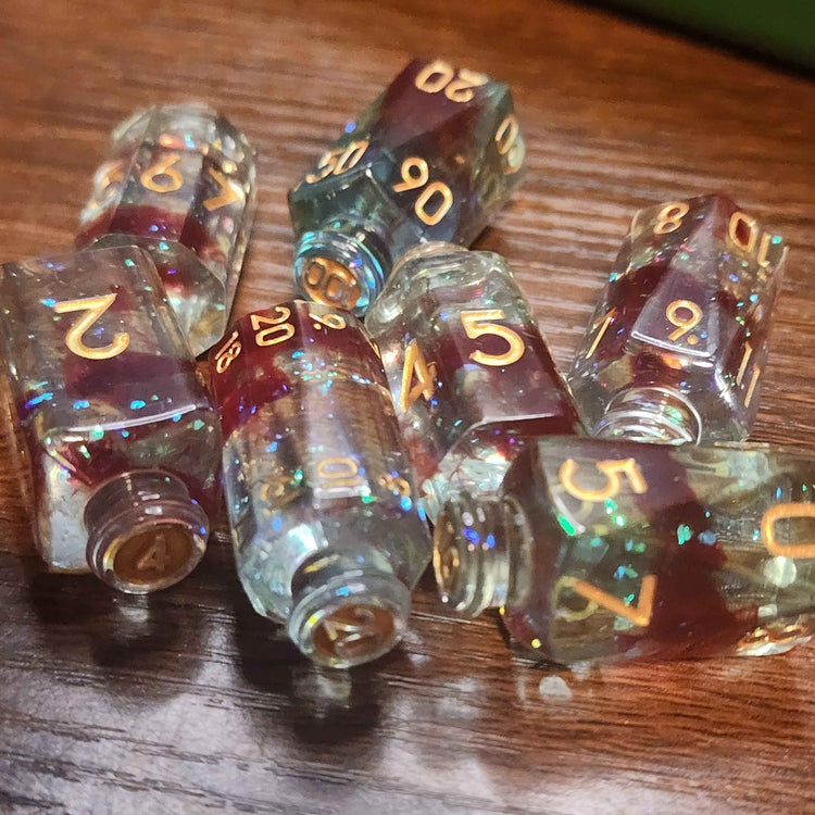 Dream Elixirs - Resin Bottle DnD Dice!