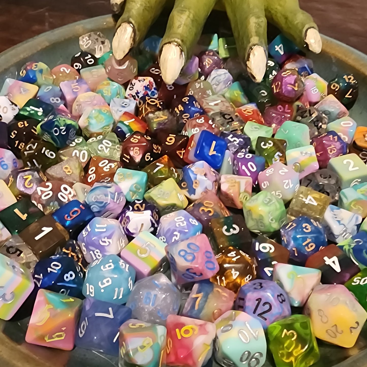 Chaos Goblin Dice Scoop with Bag | TTRPG Mystery Gift Bag | 500+ Curated Styles for DnD | Free Shipping 35 | Metal | Resin | Gemstone