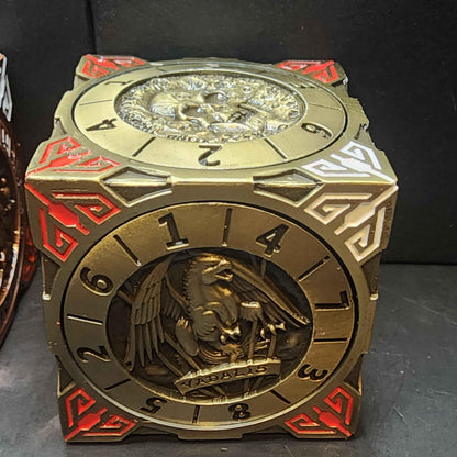 Metal Cube Spinner Dice | TTRPG Dice | DnD, Pathfinder | Includes Loot | Ships Free 35+