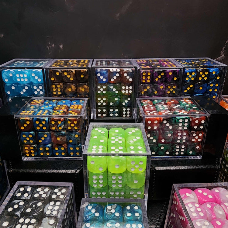 Loot Goblin's Wargame Dice Set | 12mm D6 Pip Dice | RPG Dice  Includes Burlap Bag | Free Loot!