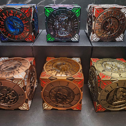 Metal Cube Spinner Dice | TTRPG Dice | DnD, Pathfinder | Includes Loot | Ships Free 35+