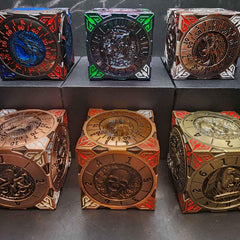 Metal Cube Spinner Dice | TTRPG Dice | DnD, Pathfinder | Includes Loot | Ships Free 35+